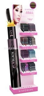 化妆用品纸展示架高清图片赏析 深圳卖点包装制品公司的日用品展示解决方案